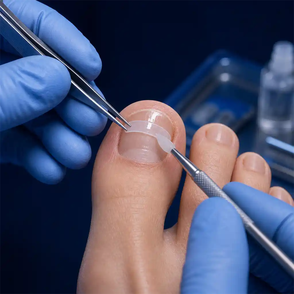 Toenail reconstruction treatment image