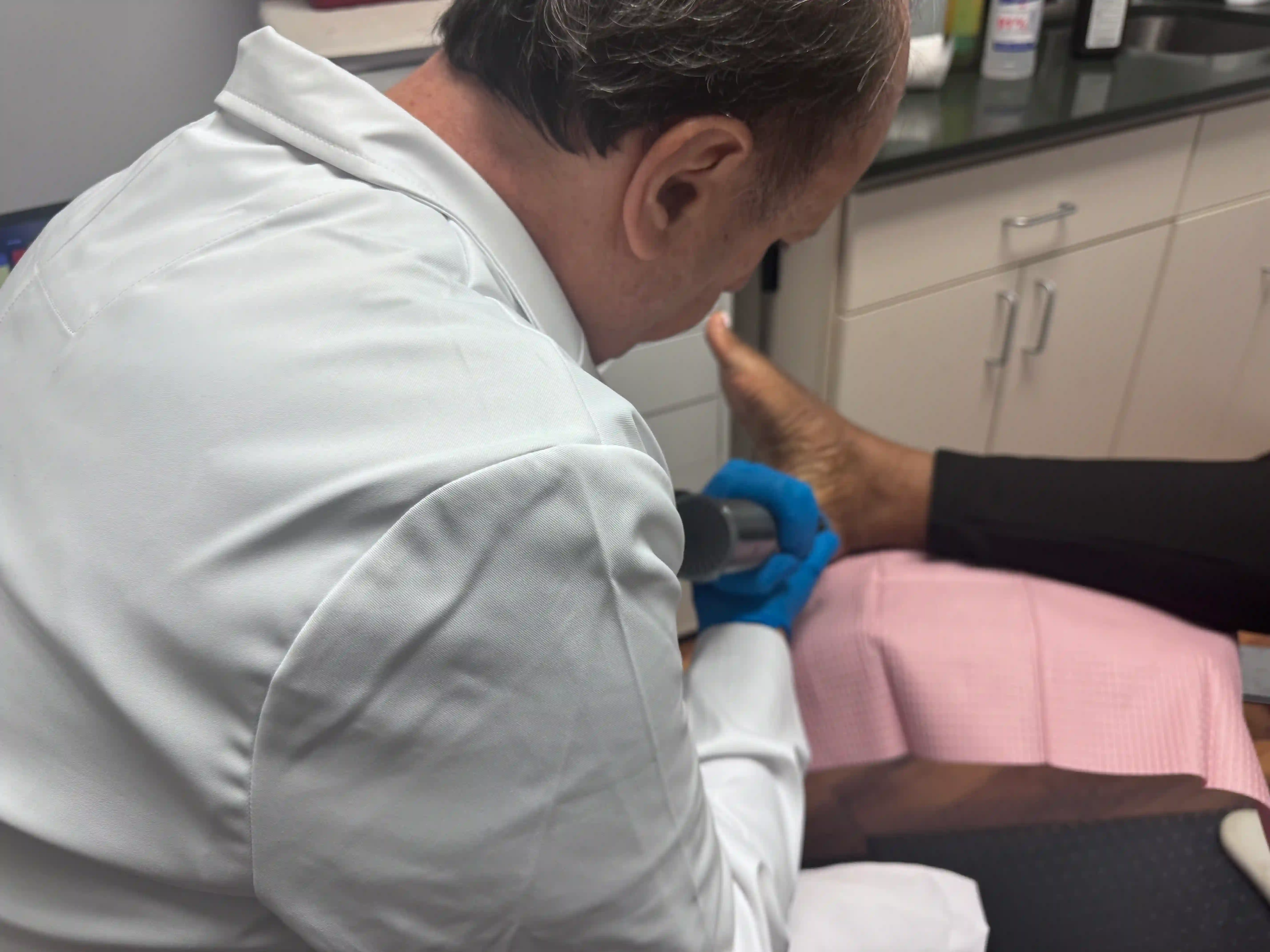 Radial Shockwave Therapy used as part of diabetic neuropathy care